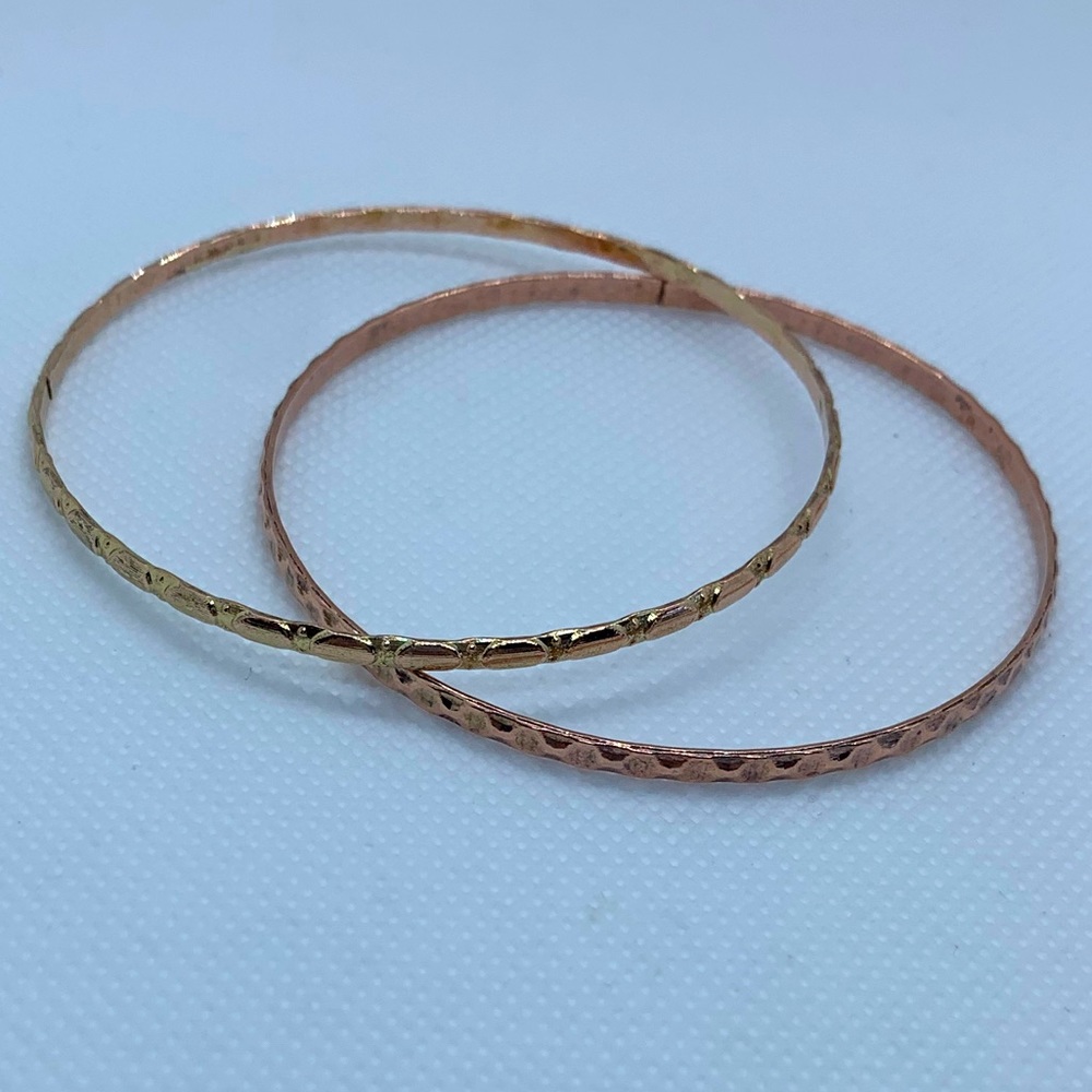 Set of Two Bangle Bracelets
